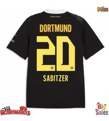 Borussia Dortmund Marcel Sabitzer #20 Replica Away Stadium Shirt 2026-27 Short Sleeve